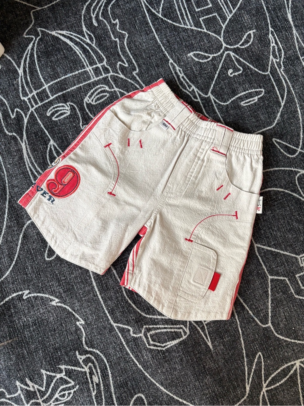 Vintage baby baseball shorts